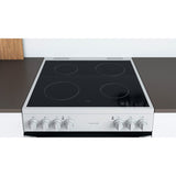Indesit ID67V9KMW/UK Ceramic Electric Double cooker - White