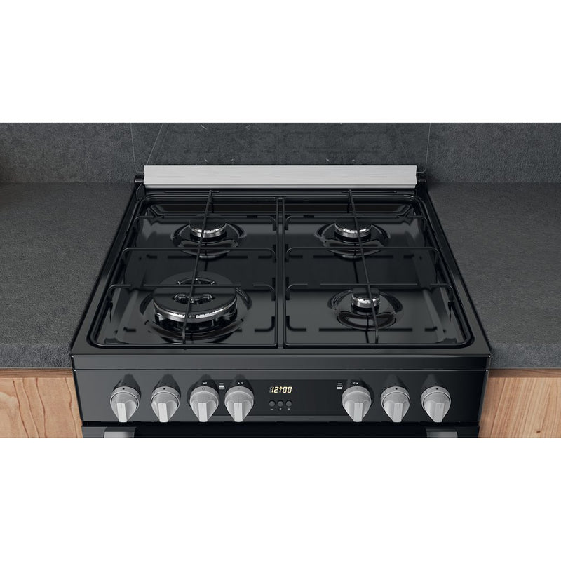 Hotpoint HDM67G9C2CSB/UK Dual Fuel Double Cooker - Black