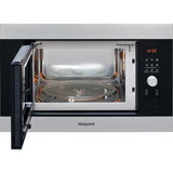 Hotpoint MF25G IX H Built In Compact Microwave Oven - Inox