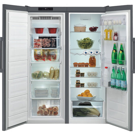 Hotpoint SH6A2QGR 60cm Tall Freestanding Fridge - Graphite
