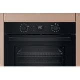 Hotpoint HO458HFBUK Built-In Single Oven - Black