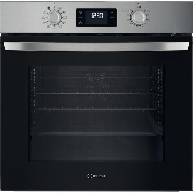 Indesit Turn&Go IO 278P1 X UK Electric Single Oven - Inox