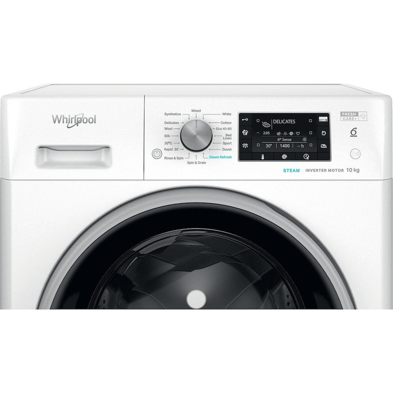 Whirlpool FFD 10489 BSV UK Freestanding 10kg Washing Machine - White