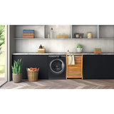 Hotpoint NSWF 946 BS UK Anti-Stain 9kg 1400rpm Washing Machine - Black