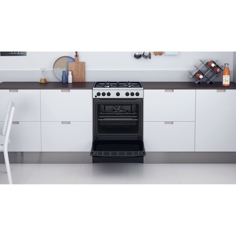 Indesit IS67G5PHX/UK Freestanding 60cm Duel Fuel Cooker