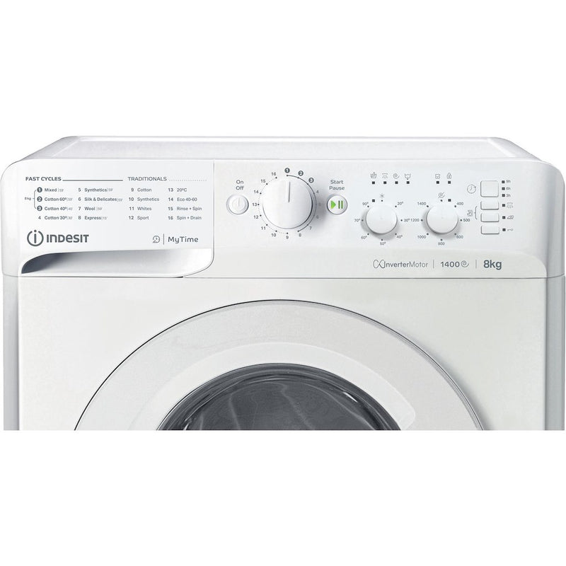 Indesit Freestanding MTWC 81495 W UK Freestanding 8kg 1400rpm Washing Machine