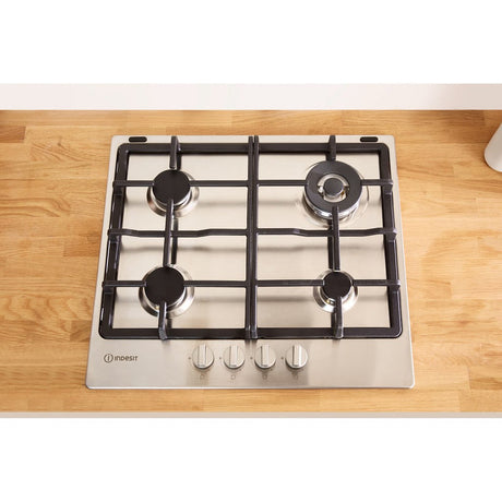 Indesit THP641WIXI Gas Hob - Inox
