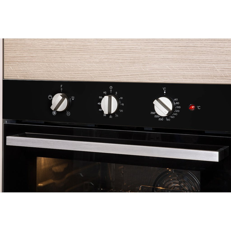 Indesit Aria IFW 6330 BL UK Electric Single Built-in Oven in Black