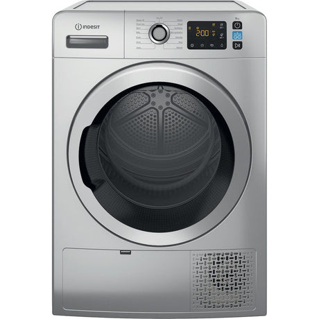 Indesit YT M11 92SS X UK Freestanding 9kg Heat Pump Tumble Dryer - Silver