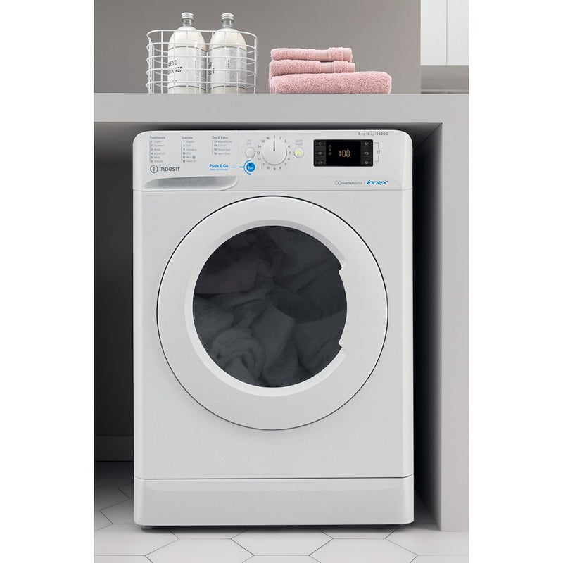 Indesit BDE96436XWVUKN Washer Dryer - White