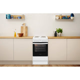 Indesit IS5E4KHW/UK Cooker - White