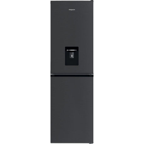 Hotpoint HPKH 1261W XBR4UK Freestanding 50/50 No Frost Fridge Freezer with Water Dispenser - Black