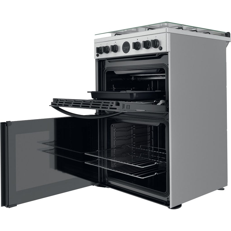 Indesit ID67G0MCX/UK Double Cooker - Inox