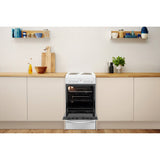 Indesit IS5E4KHW/UK Cooker - White