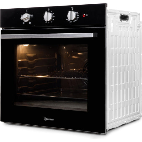 Indesit Aria IFW 6330 BL UK Electric Single Built-in Oven in Black