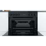 Indesit ID67V9KMB/UK Double Cooker - Black