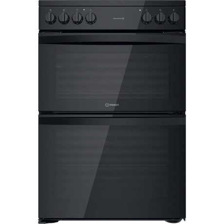Indesit ID67V9KMB/UK Double Cooker - Black