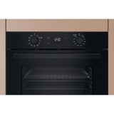 Hotpoint HO458CFBUK Built-In Single Oven - Black