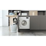 Hotpoint BI WMHG 71484 UK N Integrated Washing Machine - White - 7kg - 1400rpm