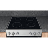 Hotpoint HS67V5KHX Freestanding Electric Cooker - Inox