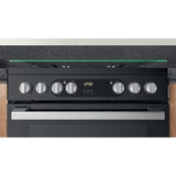 Hotpoint HDM67G9C2CSB/UK Dual Fuel Double Cooker - Black