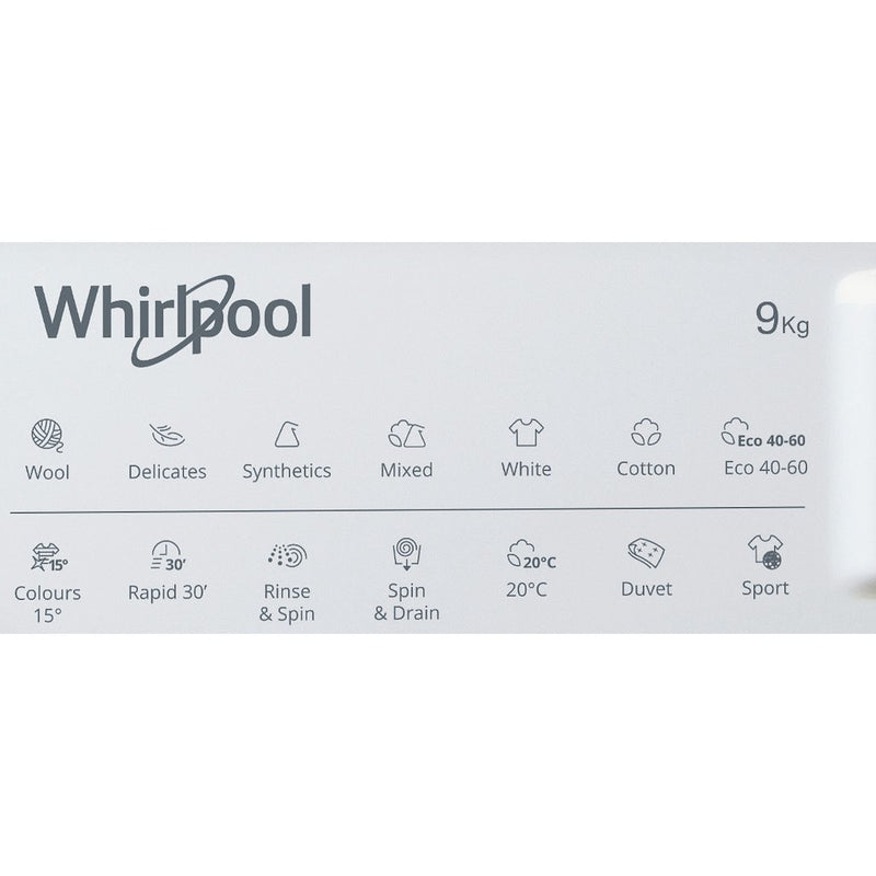 Whirlpool BIWMWG91485UK 9KG 1400 RPM Washing Machine - White
