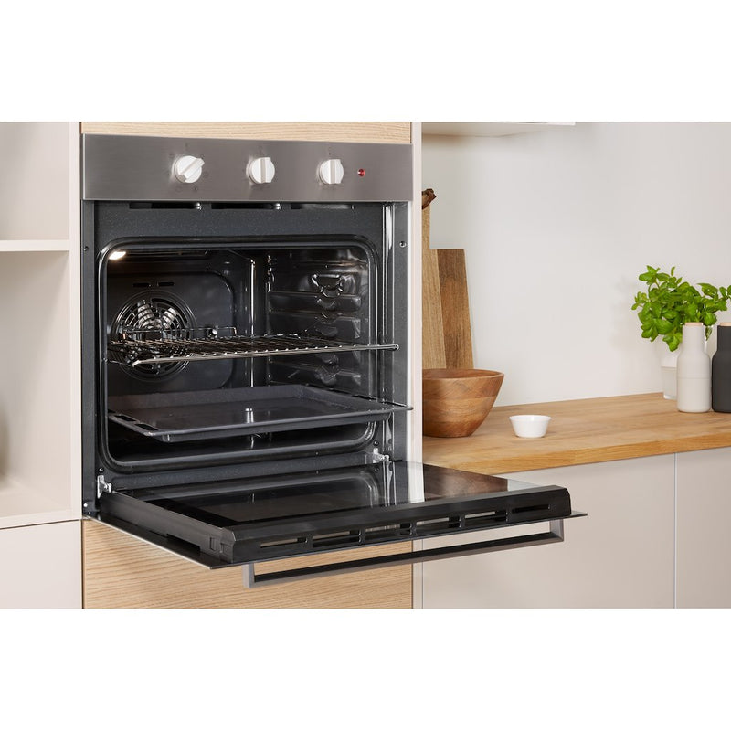 Indesit Aria IFW 6330 IX UK Electric Single Built-in Oven in Stainless Steel