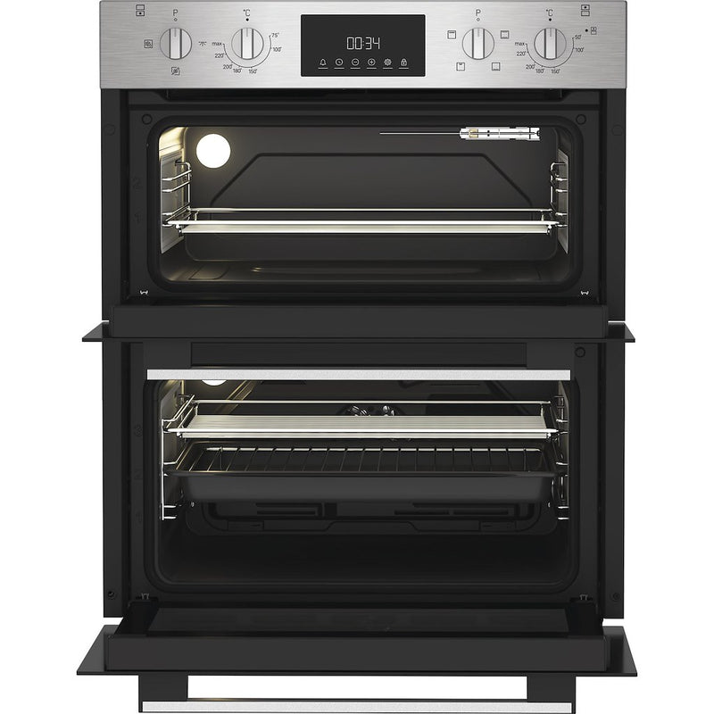 Indesit DUI12DIX Built-In Double Oven - Inox