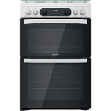 Hotpoint HDM67G0CCW/UK Double Cooker - White