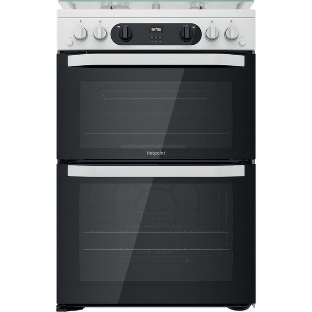 Hotpoint HDM67G0CCW/UK Double Cooker - White