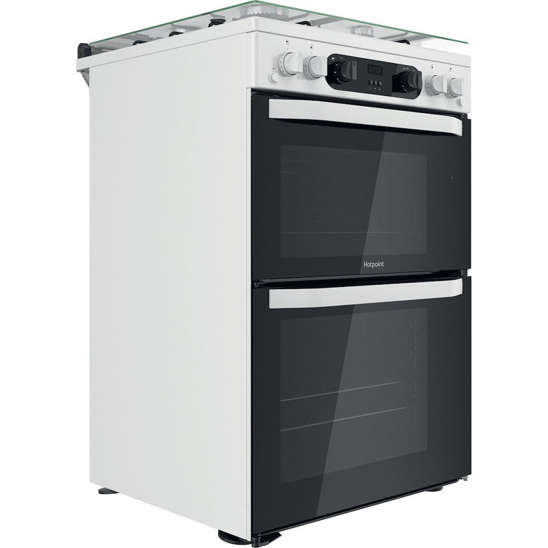 Hotpoint HDM67G0CCW/UK Double Cooker - White