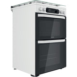 Hotpoint HDM67G0CCW/UK Double Cooker - White