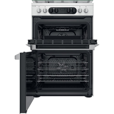 Hotpoint HDM67G8C2CX/UK Double Cooker - Inox