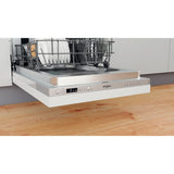 Whirlpool Integrated Dishwasher: in Silver, Slimline - WSIC 3M27 C UK N