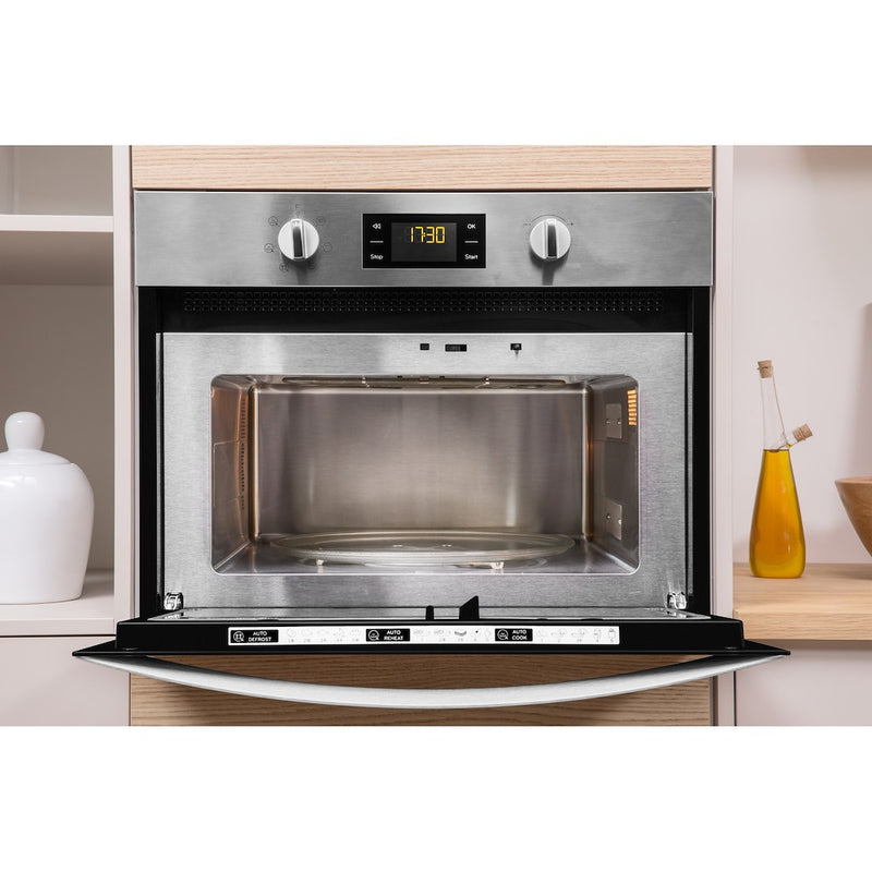 Indesit Aria MWI 3443 IX Built-in Microwave in Stainless Steel