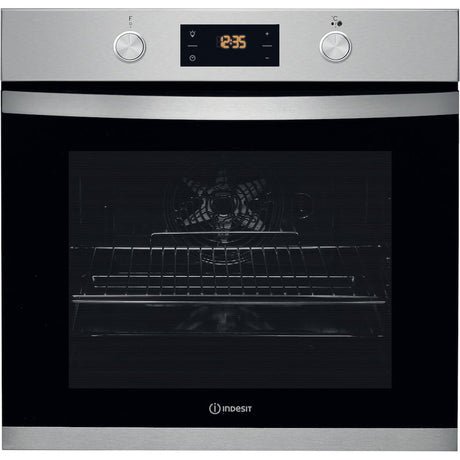 Indesit Aria KFW 3841 JH IX UK Electric Single Built-in Oven in Stainless Steel