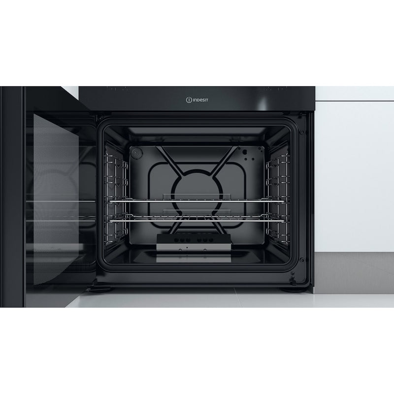 Indesit ID67G0MCB/UK Double Cooker - Black