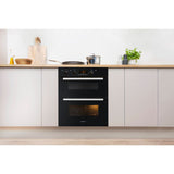 Indesit Aria IDU 6340 BL Electric Built-under Oven in Black