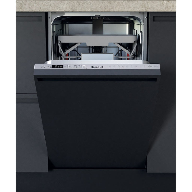 Hotpoint Integrated Slim Dishwasher HSIO 3T223 WCE UK N - Silver