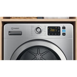Indesit YT M11 92SS X UK Freestanding 9kg Heat Pump Tumble Dryer - Silver