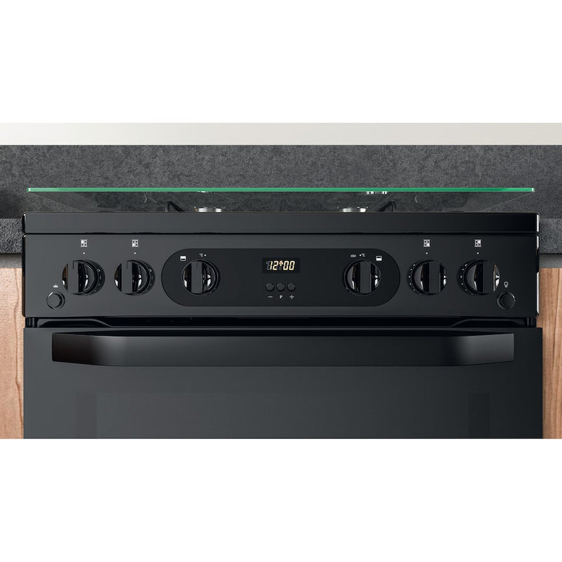 Hotpoint HDM67G0CCB/UK Double Cooker - Black
