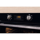 Indesit Aria IFW 6340 BL UK Electric Single Built-in Oven in Black