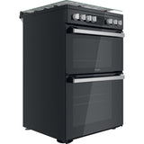 Hotpoint HDM67G9C2CSB/UK Dual Fuel Double Cooker - Black
