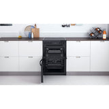 Indesit ID67V9KMB/UK Double Cooker - Black