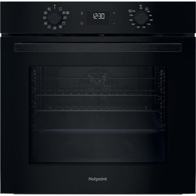 Hotpoint HO458HBUK Built-In Single Oven - Black