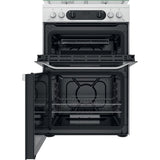 Hotpoint HDM67G0CCW/UK Double Cooker - White