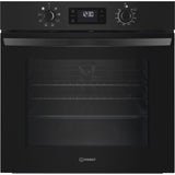 Indesit Turn&Go IO 253 B UK Built-In Electric Single Oven - Black