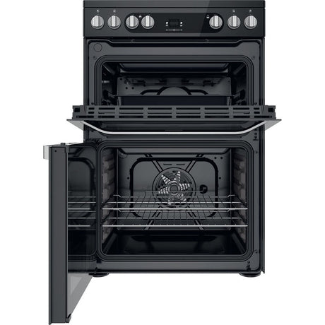 Hotpoint HDM67V9HCB/U Electric Double Cooker - Black